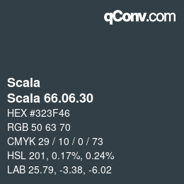 颜色代码: Scala - Scala 66.06.30 | qconv.com