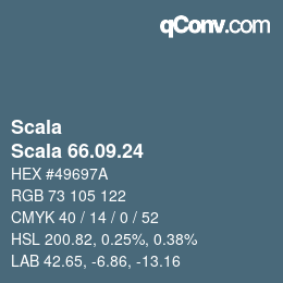 颜色代码: Scala - Scala 66.09.24 | qconv.com