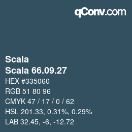 颜色代码: Scala - Scala 66.09.27 | qconv.com