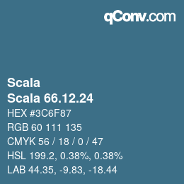 颜色代码: Scala - Scala 66.12.24 | qconv.com