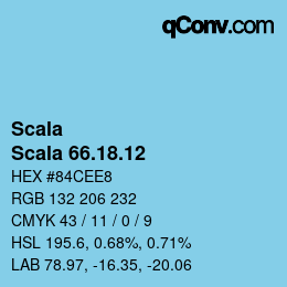 颜色代码: Scala - Scala 66.18.12 | qconv.com