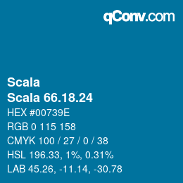 颜色代码: Scala - Scala 66.18.24 | qconv.com