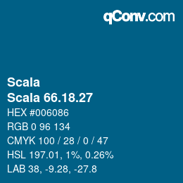 颜色代码: Scala - Scala 66.18.27 | qconv.com