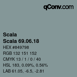 Código de color: Scala - Scala 69.06.18 | qconv.com