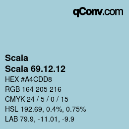 颜色代码: Scala - Scala 69.12.12 | qconv.com