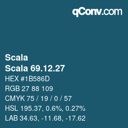 颜色代码: Scala - Scala 69.12.27 | qconv.com