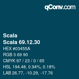 颜色代码: Scala - Scala 69.12.30 | qconv.com