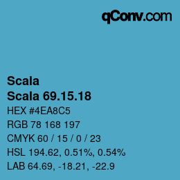 Código de color: Scala - Scala 69.15.18 | qconv.com
