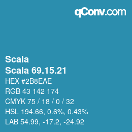 颜色代码: Scala - Scala 69.15.21 | qconv.com