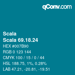 カラーコード: Scala - Scala 69.18.24 | qconv.com