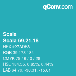Código de color: Scala - Scala 69.21.18 | qconv.com