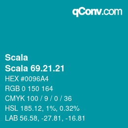 颜色代码: Scala - Scala 69.21.21 | qconv.com
