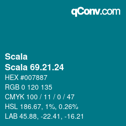颜色代码: Scala - Scala 69.21.24 | qconv.com
