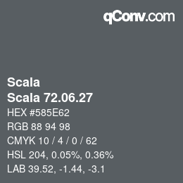 Farbcode: Scala - Scala 72.06.27 | qconv.com