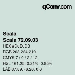 颜色代码: Scala - Scala 72.09.03 | qconv.com
