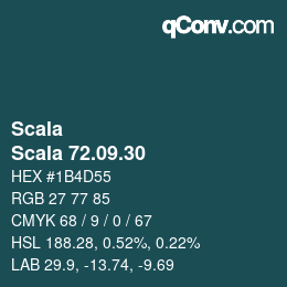 Farbcode: Scala - Scala 72.09.30 | qconv.com