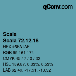 颜色代码: Scala - Scala 72.12.18 | qconv.com