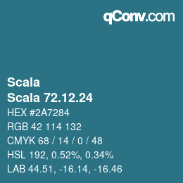 颜色代码: Scala - Scala 72.12.24 | qconv.com
