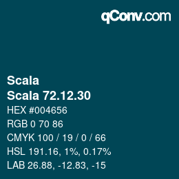 颜色代码: Scala - Scala 72.12.30 | qconv.com