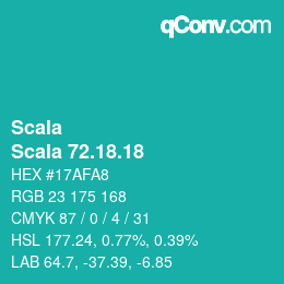 颜色代码: Scala - Scala 72.18.18 | qconv.com