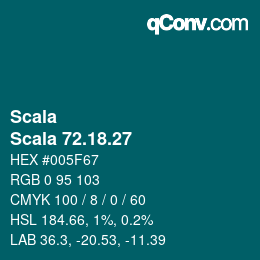 颜色代码: Scala - Scala 72.18.27 | qconv.com
