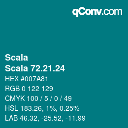 颜色代码: Scala - Scala 72.21.24 | qconv.com