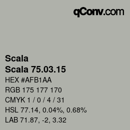 颜色代码: Scala - Scala 75.03.15 | qconv.com