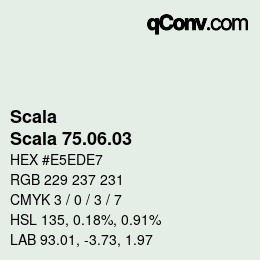 颜色代码: Scala - Scala 75.06.03 | qconv.com