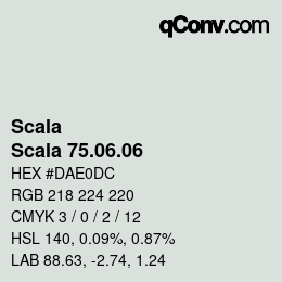 颜色代码: Scala - Scala 75.06.06 | qconv.com