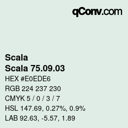 Farbcode: Scala - Scala 75.09.03 | qconv.com