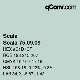 颜色代码: Scala - Scala 75.09.09 | qconv.com