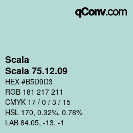 颜色代码: Scala - Scala 75.12.09 | qconv.com