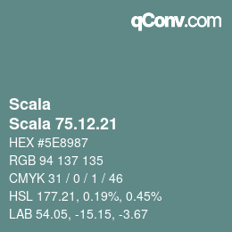 颜色代码: Scala - Scala 75.12.21 | qconv.com