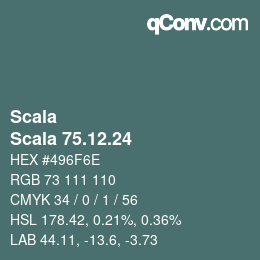 颜色代码: Scala - Scala 75.12.24 | qconv.com