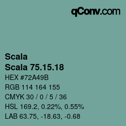 Color code: Scala - Scala 75.15.18 | qconv.com