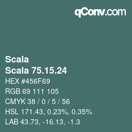 颜色代码: Scala - Scala 75.15.24 | qconv.com