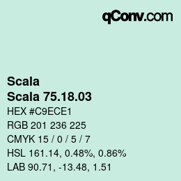 颜色代码: Scala - Scala 75.18.03 | qconv.com