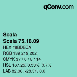 颜色代码: Scala - Scala 75.18.09 | qconv.com