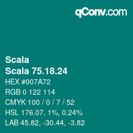 颜色代码: Scala - Scala 75.18.24 | qconv.com