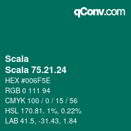 颜色代码: Scala - Scala 75.21.24 | qconv.com