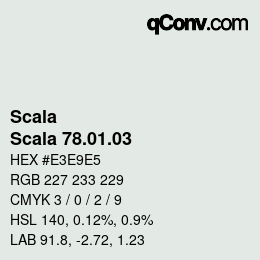 颜色代码: Scala - Scala 78.01.03 | qconv.com