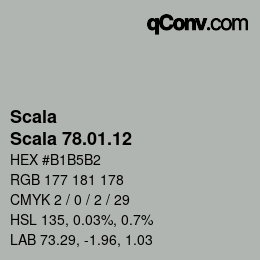 颜色代码: Scala - Scala 78.01.12 | qconv.com