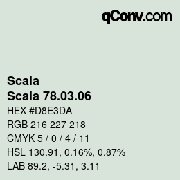 颜色代码: Scala - Scala 78.03.06 | qconv.com
