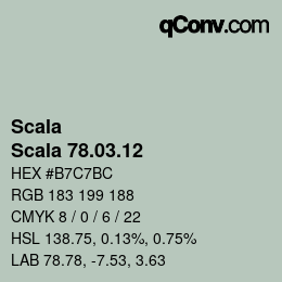 颜色代码: Scala - Scala 78.03.12 | qconv.com