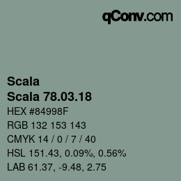 Color code: Scala - Scala 78.03.18 | qconv.com