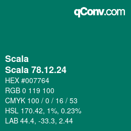 颜色代码: Scala - Scala 78.12.24 | qconv.com