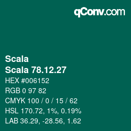 颜色代码: Scala - Scala 78.12.27 | qconv.com