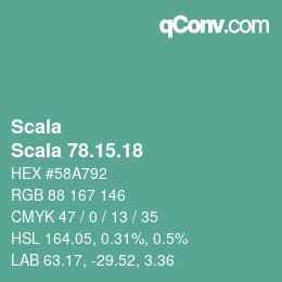 颜色代码: Scala - Scala 78.15.18 | qconv.com