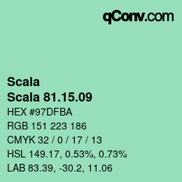 颜色代码: Scala - Scala 81.15.09 | qconv.com