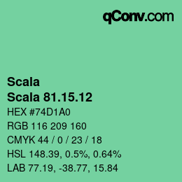 Farbcode: Scala - Scala 81.15.12 | qconv.com